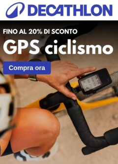 Anteprima del volantino Volantino Decathlon - Gps per bici e supporti valido a partire dal 09.10.2025