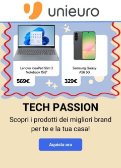 Anteprima del volantino Volantino Unieuro valido a partire dal 30.01.2026