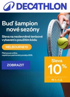 Náhled letáku Decathlon Nabídka produktů - Tenis od 27.01.2026