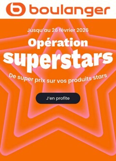 Boulanger - Prévisualisation de Boulanger Catalogue des produits - Opération superstars valide à partir de 28.01.2026