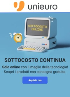 Anteprima dell'opuscolo Volantino - Sottocosto Online dal negozio Unieuro valido da 13/10/2025