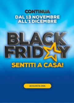 Anteprima dell'opuscolo Black Friday dal negozio Euronics valido da 13/11/2025