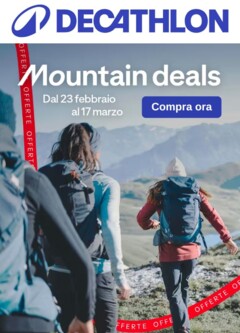 Anteprima dell'opuscolo Volantino - Mountain Deals dal negozio Decathlon valido da 24/02/2026