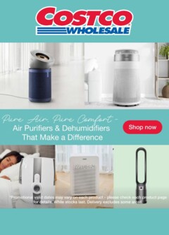 Preview of Costco Catalogue - Air Purifiers & Dehumidifiers - valid from 18.09.2025