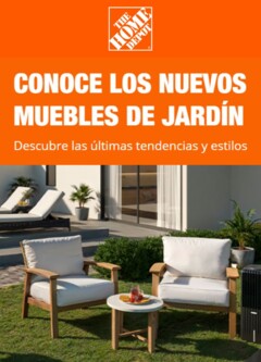 Vista previa de Home Depot Catálogo de productos - Muebles de jardín, nuevo folleto de la tienda, válido en México a partir del 20.02.2026