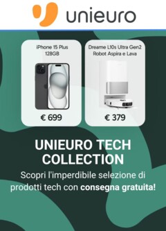 Anteprima dell'opuscolo Volantino - Tech Collection dal negozio Unieuro valido da 12/11/2025