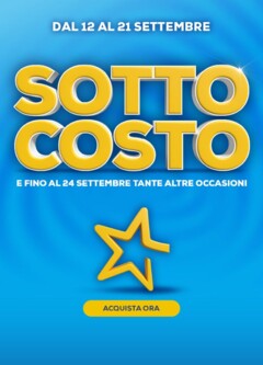 Anteprima del volantino Volantino Euronics - Sottocosto valido a partire dal 12.09.2025