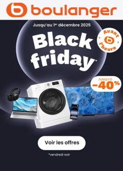 Prévisualisation de Black Friday du magasin Boulanger formulaire valide 31/10/2025 Prévisualisation de Black Friday du magasin Boulanger formulaire valide 31/10/2025