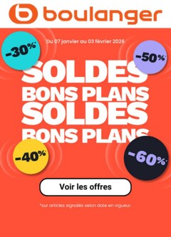 Boulanger - Prévisualisation de Boulanger Catalogue des produits valide à partir de 07.01.2026