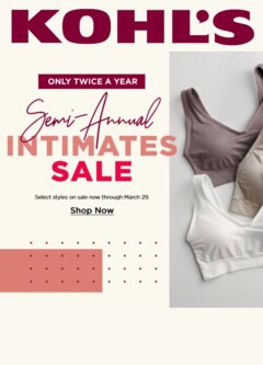 Preview of Kohl's weekly ads valid from 18.03.2026