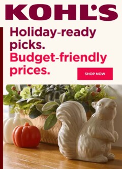 Ad Preview of Kohl's Weekly Ads - Home Decor from 10/28/2025