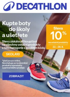 Náhled nabídky: Decathlon Nabídka produktů platný od 22.08.2025