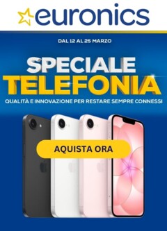 Anteprima del volantino Volantino Euronics - Speciale Telefonia valido a partire dal 20.03.2026