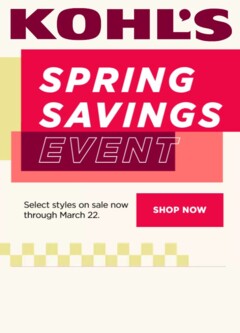 Preview of Kohl's weekly ads valid from 19.03.2026
