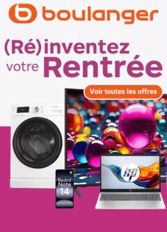 Prévisualisation de Catalogue des produits du magasin Boulanger formulaire valide 02/09/2025