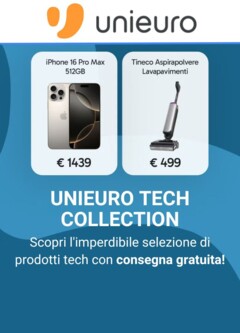 Anteprima dell'opuscolo Volantino - Tech Collection dal negozio Unieuro valido da 19/11/2025