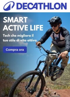 Anteprima dell'opuscolo Volantino Decathlon - Smart active life dal negozio Decathlon valido da 01/04/2026