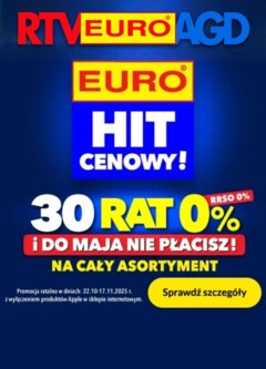 Pogląd gazetki "Sklep oferta" ze sklepu RTV Euro AGD ważnej od 04.11.2025