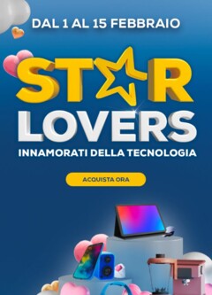 Anteprima dell'opuscolo Volantino - Star Lovers dal negozio Euronics valido da 02/02/2026