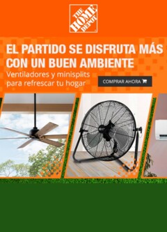 Vista previa de Home Depot Catálogo de productos - Ventilación, nuevo folleto de la tienda, válido en México a partir del 06.03.2026