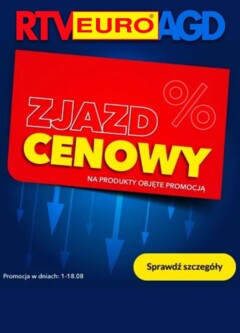 Pogląd gazetki "Sklep oferta" ze sklepu RTV Euro AGD ważnej od 01.08.2025