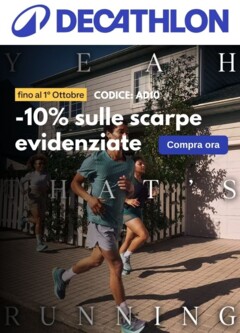 Anteprima del volantino Volantino Decathlon - adidas running valido a partire dal 23.09.2025