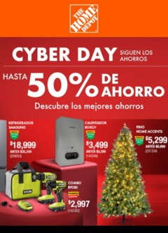 Vista previa de Home Depot Cyber Day, nuevo folleto de la tienda, válido en México a partir del 17.11.2025