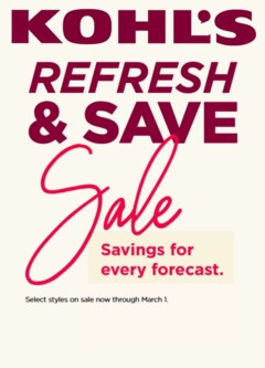 Preview of Kohl's weekly ads valid from 26.02.2026