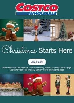 Preview of catalogue Catalogue - Christmas from shop Costco valid 25/09/2025