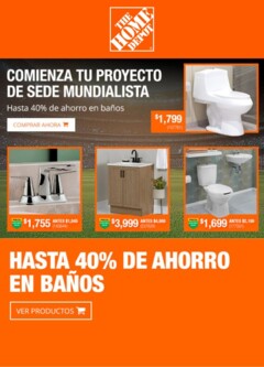 Vista previa de Home Depot Catálogo de productos, nuevo folleto de la tienda, válido en México a partir del 16.01.2026
