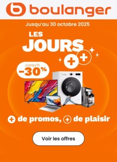 Prévisualisation de Catalogue des produits du magasin Boulanger formulaire valide 01/10/2025