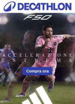Anteprima del volantino Volantino Decathlon - adidas F50 valido a partire dal 01.09.2025