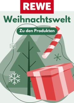 Rewe Produktkatalog - Weihnachtswelt ab 08.12.2025 gültig