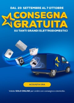 Anteprima del volantino Volantino Euronics - Consegna Gratuita valido a partire dal 23.09.2025