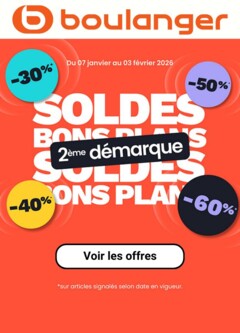 Prévisualisation de Catalogue des produits du magasin Boulanger formulaire valide 20/01/2026