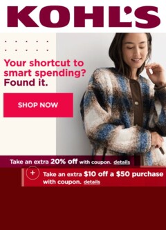 Preview of Kohl's weekly ads valid from 27.10.2025