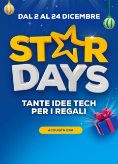 Anteprima del volantino Volantino Euronics - Star Days valido a partire dal 02.12.2025