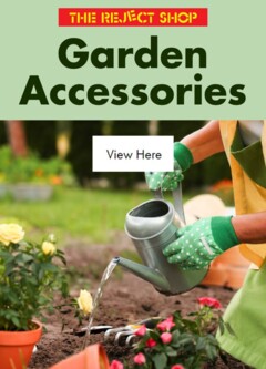 Preview of The Reject Shop Catalogue - Garden Accessories - valid from 09.04.2026 Preview of The Reject Shop Catalogue - Garden Accessories - valid from 09.04.2026