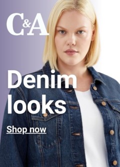 C&A - Akciós újság - Denim looks megtekintése, amely érvényes 2024.03.12.-től