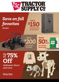 Preview of Tractor Supply weekly ads valid from 20.10.2025