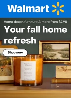 Ad Preview of Walmart Weekly Ads - Fall Home Trend from 10/01/2025