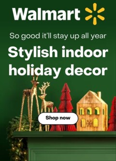 Ad Preview of Walmart Weekly Ads - Indoor Christmas Decorations from 12/10/2025