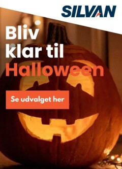 Eksempel på tilbudsavis Produkttilbudsavis - Halloween fra butik Silvan gyldig fra 08/10/2025