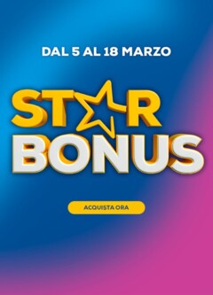 Anteprima dell'opuscolo Volantino Euronics - Star Bonus dal negozio Euronics valido da 05/03/2026
