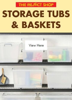 Preview of The Reject Shop Catalogue -  Storage Tubs & Baskets - valid from 20.11.2025