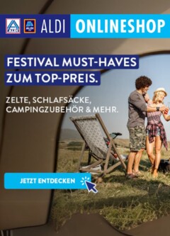 ALDI ONLINESHOP Produktkatalog - Festival-Essentials gültig ab dem 14.05.2025