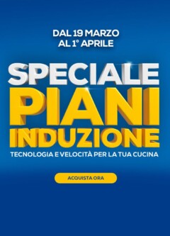 Anteprima del volantino Volantino Euronics - Speciale Piani Induzione valido a partire dal 19.03.2026