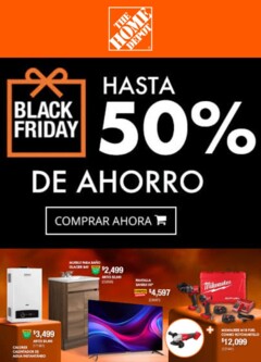 Vista previa de Home Depot Black Friday, nuevo folleto de la tienda, válido en México a partir del 27.11.2025