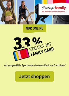 Vorschau von dem Prospekt des Geschäftes Ernsting's family, gültig ab dem 10.10.2025
