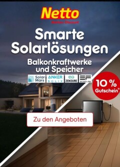 Netto Marken-Discount Produktkatalog - Solargutschein März ab 05.03.2026 gültig